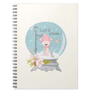 Caderno Espiral Spiral Fotonotizbuch  - Let it snow
