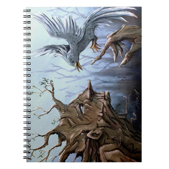 Caderno Espiral Spiral notebook - cover by Monika Marzec (Frente)