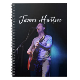 Caderno Espiral Spiral Notebook - James Hartsoe cantando