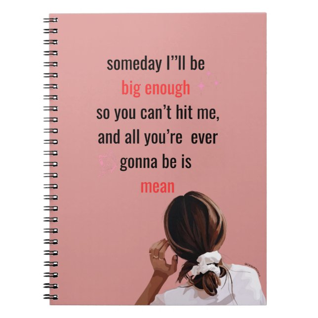 Caderno Espiral Spiral notebook | motivational | inspired  (Frente)