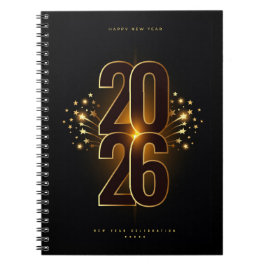 Caderno Espiral Spiral Photo Notebook-Happy New Year 2026