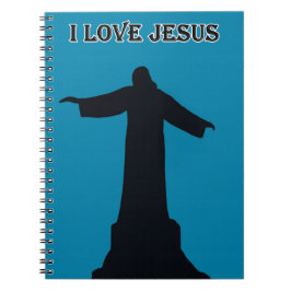 Caderno Espiral Spiral Photo Notebook i love jesus