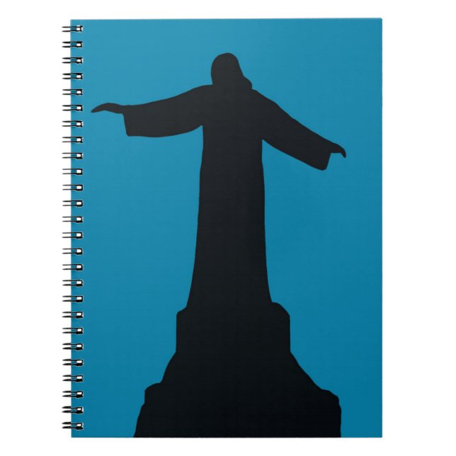 Caderno Espiral Spiral Photo Notebook jesus christ  (Frente)