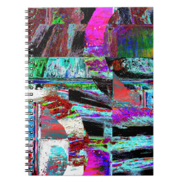 Caderno Espiral Spiral Photo Notebook – Neon Pulse