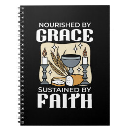 Caderno Espiral Spiritual Faith and Grace – Uplifting Christian