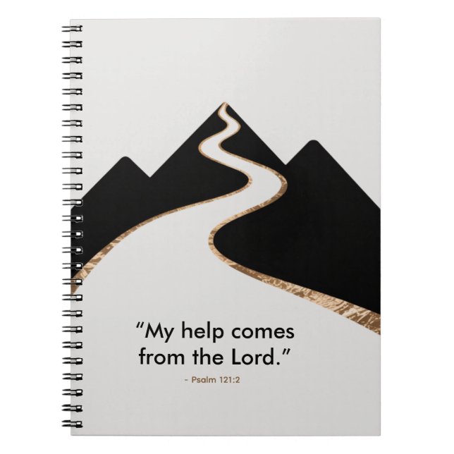 Caderno Espiral Spiritual Journey Notebook - Guided Mountain Path  (Frente)