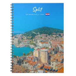 Caderno Espiral Split, Croácia - Cidade Costeira