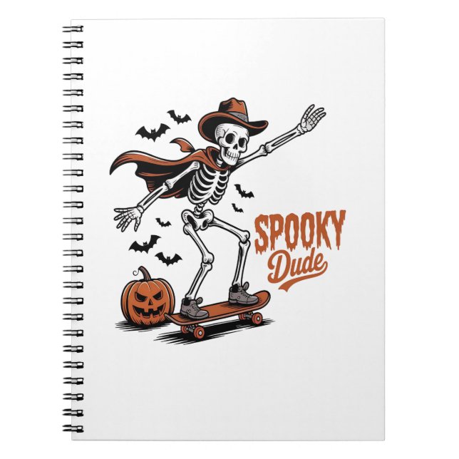 Caderno Espiral Spooky Dude Spooky (Frente)