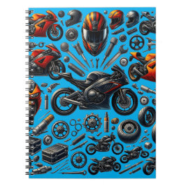 Caderno Espiral Sports Motorcycles: Speed and Performance