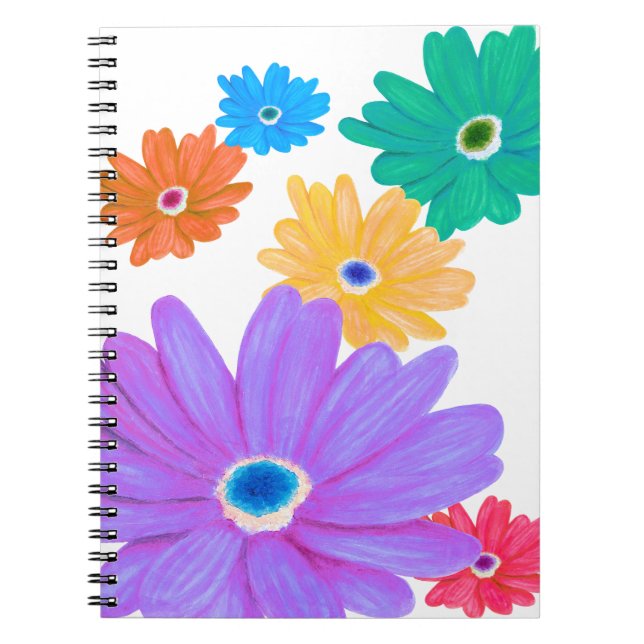 Caderno Espiral Spring Flowers  (Frente)