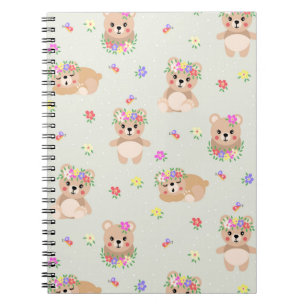 Caderno Espiral Spring teddy bear
