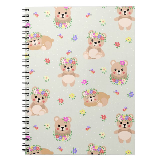 Caderno Espiral Spring teddy bear (Frente)
