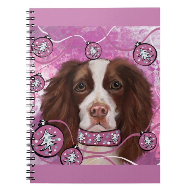CADERNO ESPIRAL SPRINGER SPANIEL INGLÊS       (Frente)