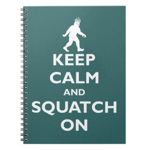 Caderno Espiral Squatch sobre