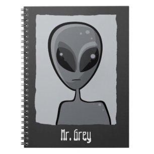 Caderno Espiral Sr. Cinza Notebook