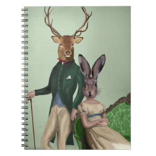 Caderno Espiral Sr. Deer e Sra. Rabbit 2