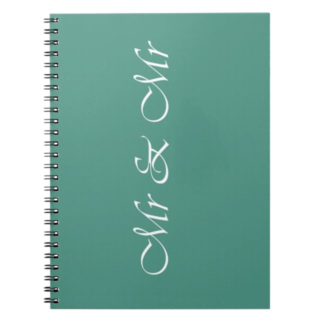 Caderno Espiral Sr & Sr Tipografia (Frente)