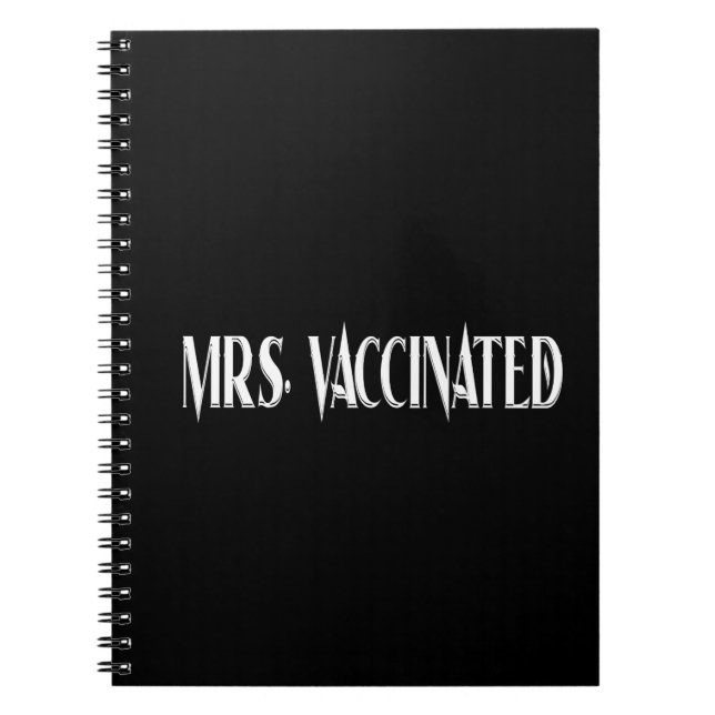 Caderno Espiral Sra. Vaccinated (Frente)