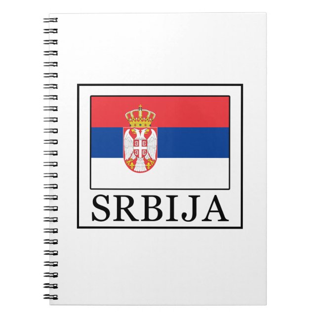 Caderno Espiral Srbija (Frente)