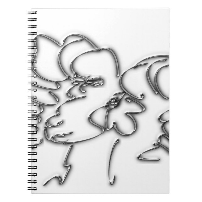 Caderno Espiral Srta. Iron Aries Notebook (Frente)