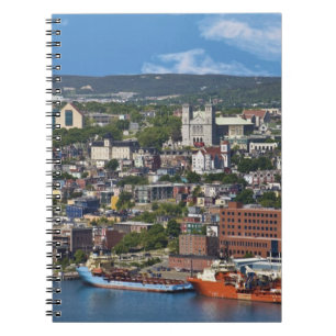 Caderno Espiral St. John's, Terra Nova e Labrador, Canadá, a costa
