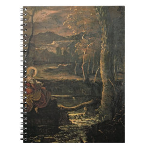 Caderno Espiral St Mary de Egipto na região selvagem