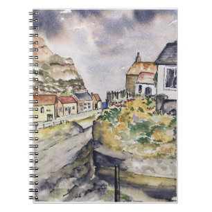 Caderno Espiral Staithes Harbor