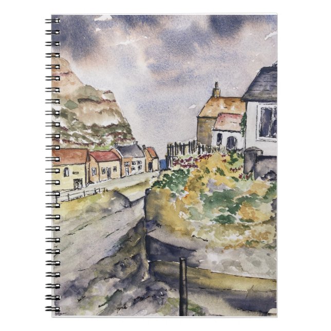 Caderno Espiral Staithes Harbor (Frente)