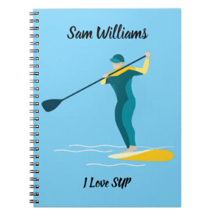 Caderno Espiral Stand-up Paddleboard
