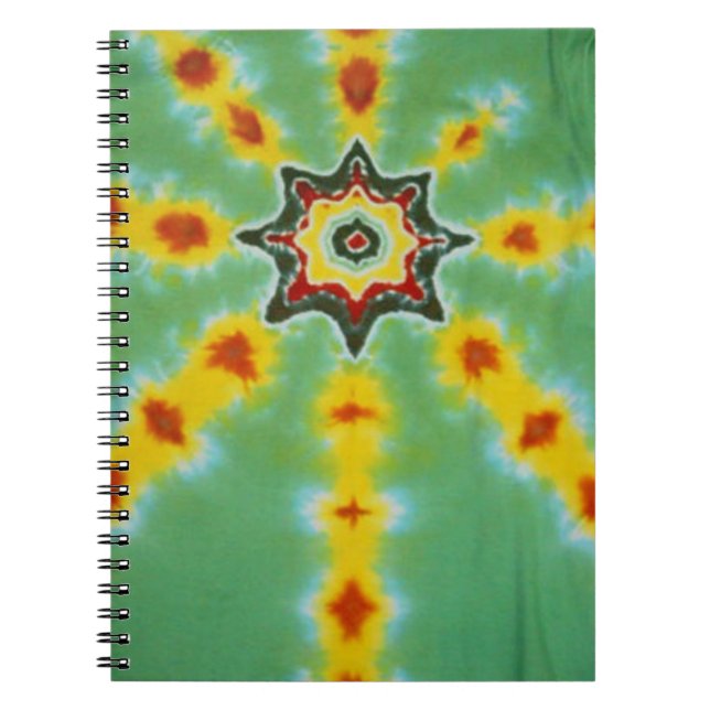 Caderno Espiral Star Tie Dye (Frente)