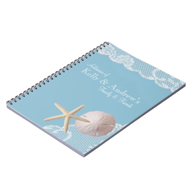 Caderno Espiral Starfish e Lace Beach (Left Side)