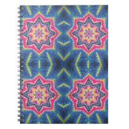Caderno Espiral Stars Tie Dye