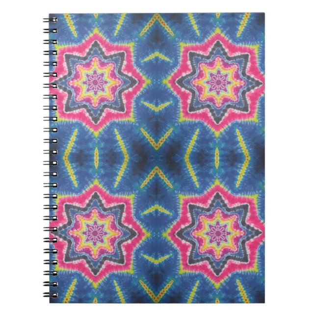 Caderno Espiral Stars Tie Dye (Frente)