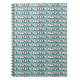 Caderno Espiral Stay Positive