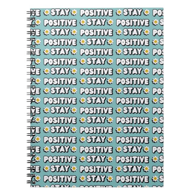 Caderno Espiral Stay Positive (Frente)