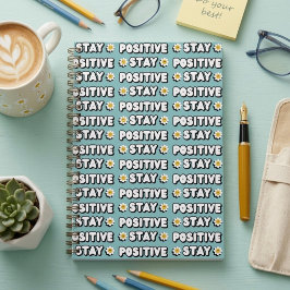 Caderno Espiral Stay Positive