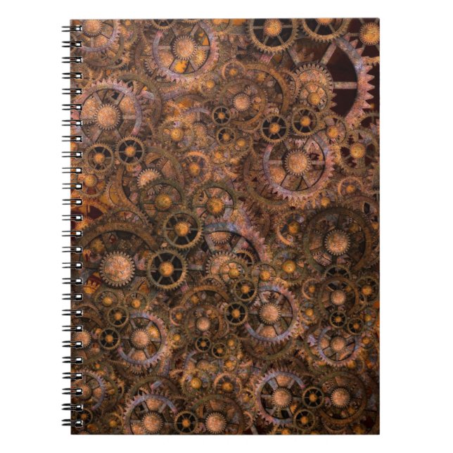 Caderno Espiral Steampunk (Frente)