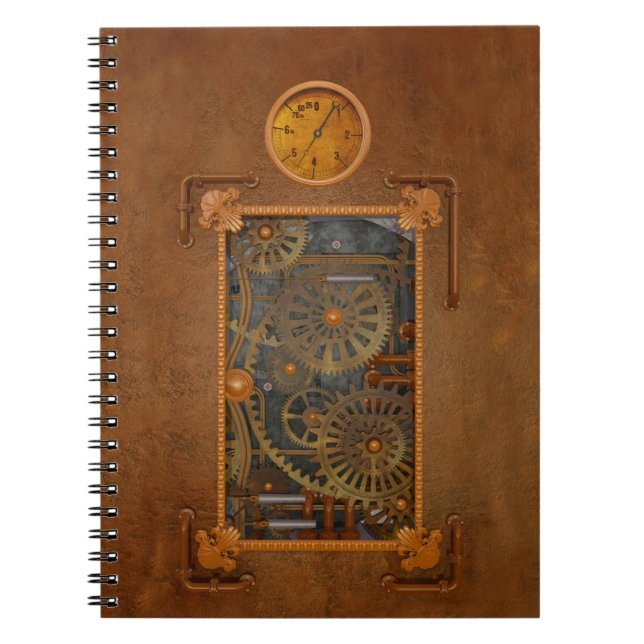 Caderno Espiral Steampunk (Frente)