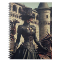 Steampunk Victorian Industrial Lady Dragon Rider