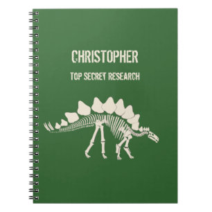 Caderno Espiral Stegosaurus Bones Dinossaur Dig