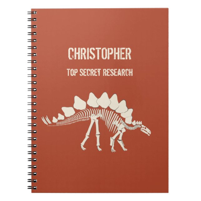 Caderno Espiral Stegosaurus Bones Dinossaur Dig (Frente)
