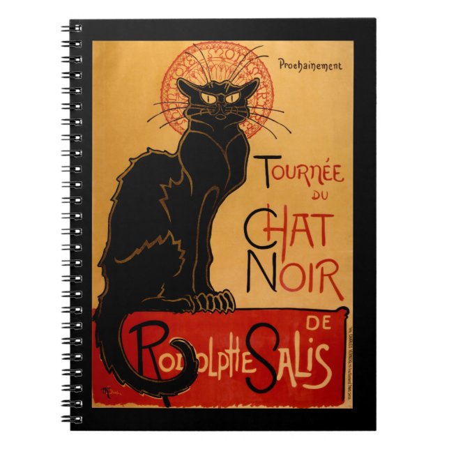 Caderno Espiral Steinlen's Le Chat Noir (Frente)