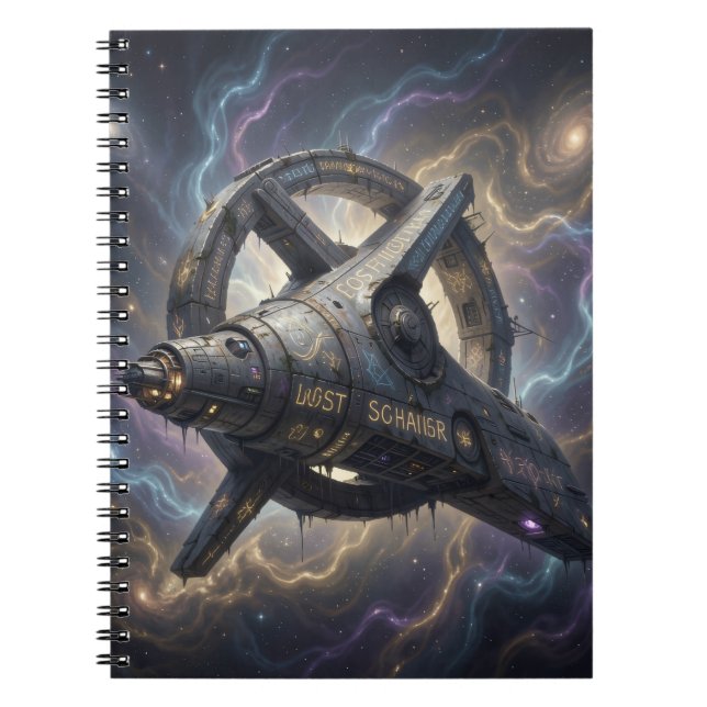Caderno Espiral Stellar Path – Journey Through the Universe´7 (Frente)