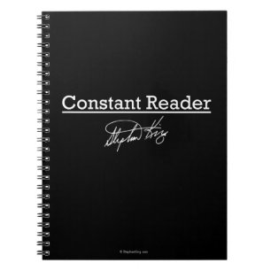 Caderno Espiral Stephen King, leitor constante