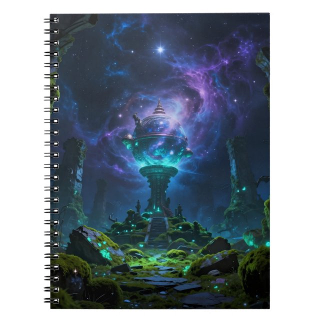 Caderno Espiral Sternenpfad – Reise durch das Universum (Frente)