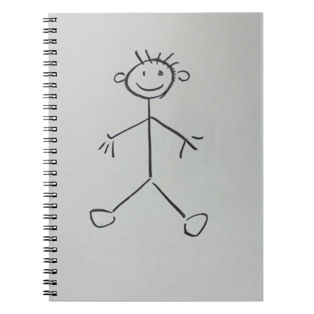 Caderno Espiral Stickman (Frente)
