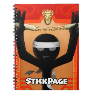 Caderno Espiral StickPage - entre no dragão