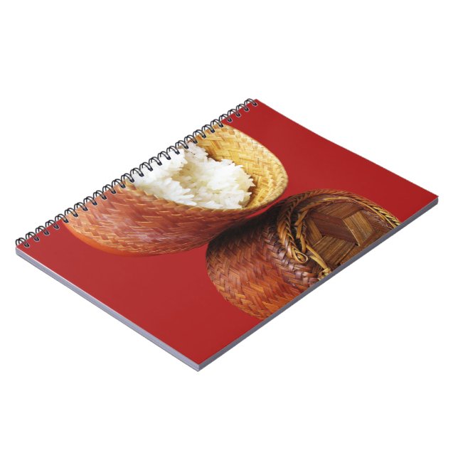 Caderno Espiral Sticky Rice [Khao Niao] Comida do Lao Tailandês (Left Side)