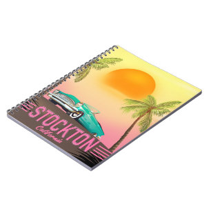 Caderno Espiral Stockton California EUA