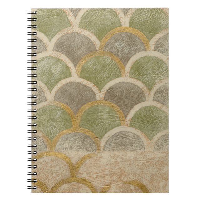 Caderno Espiral Stone Azulejo por Chariklia Zarris (Frente)